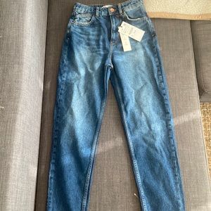 ZARA mom fit jeans size 2/34 5862/201 NEW TAGS ON